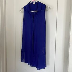 Aritzia Wilfred XS 100% silk sleeveless blouse
